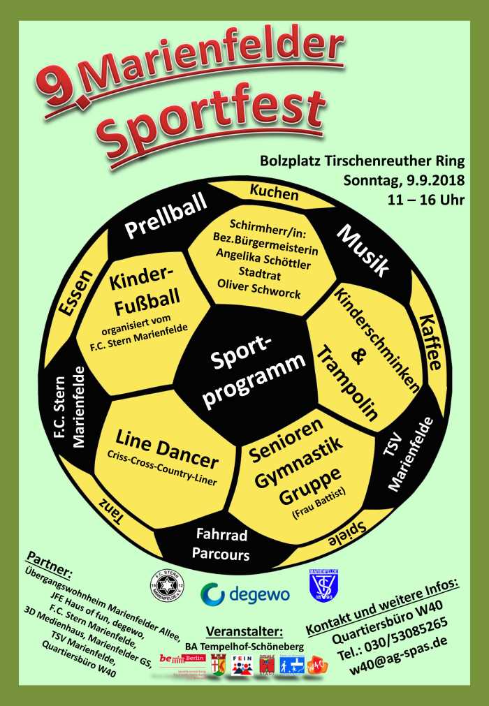 372 Plakat 9. Marienfelder Sportfest
